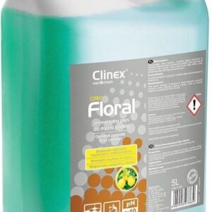 Clinex Płyn Uniwersalny Do Mycia Podłóg Floral Citro 5Litrów (128002D)
