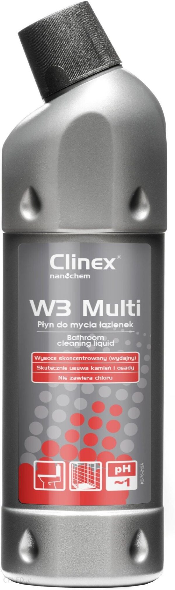 Clinex W3 Multi 1L Wc Preparat Do Mycia Łazienek