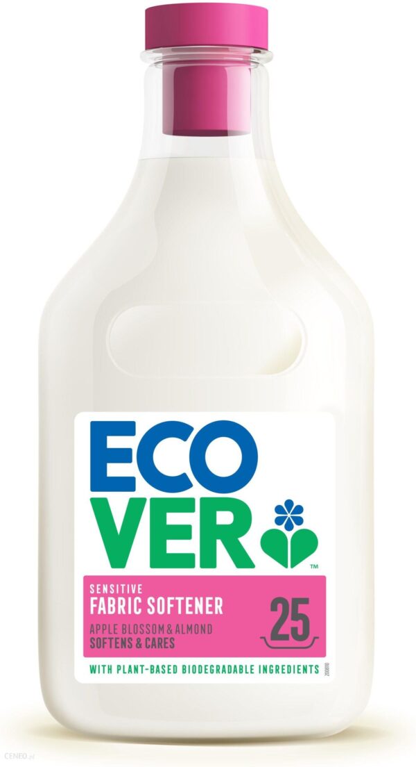 Ecover Płyn do zmiękczania tkanin o zapachu kwiatu jabłoni i migdała 750 ml