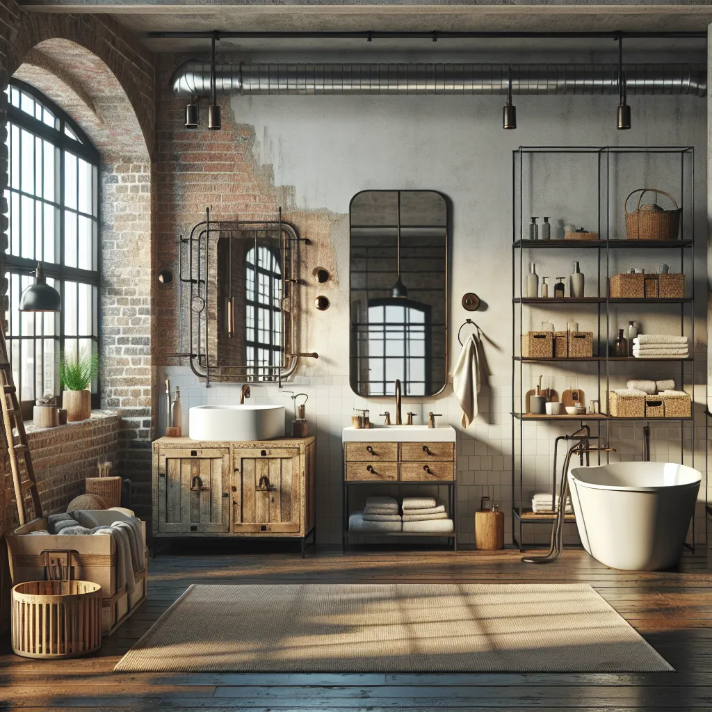 Meble łazienkowe loft – jak stworzyć designerską łazienkę